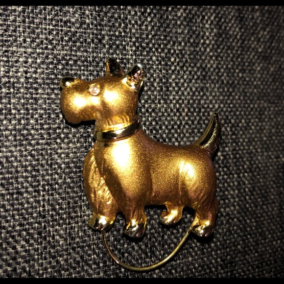 Vintage Schnauzer Dog Puppy Brooch Pin Beautiful and Vivid. Pl. C pics.BO3 - Picture 3 of 8